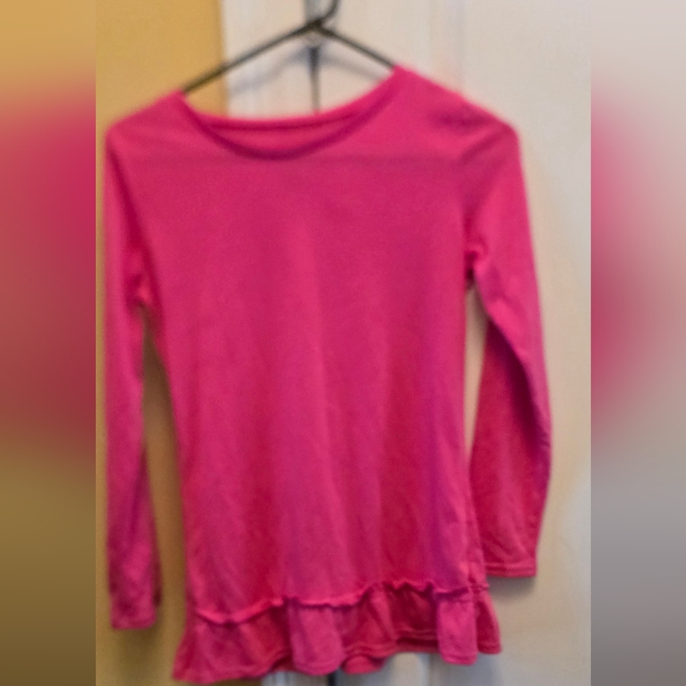 Xhilaration Hot Pink Kids Girls Long Sleeve Top Size 10